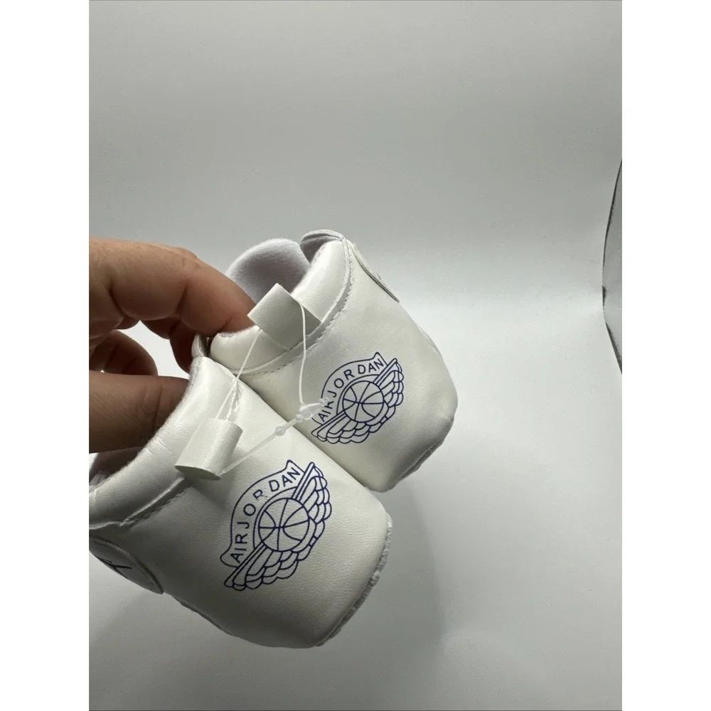 Newborn Jordan Baby white Shoes #1075